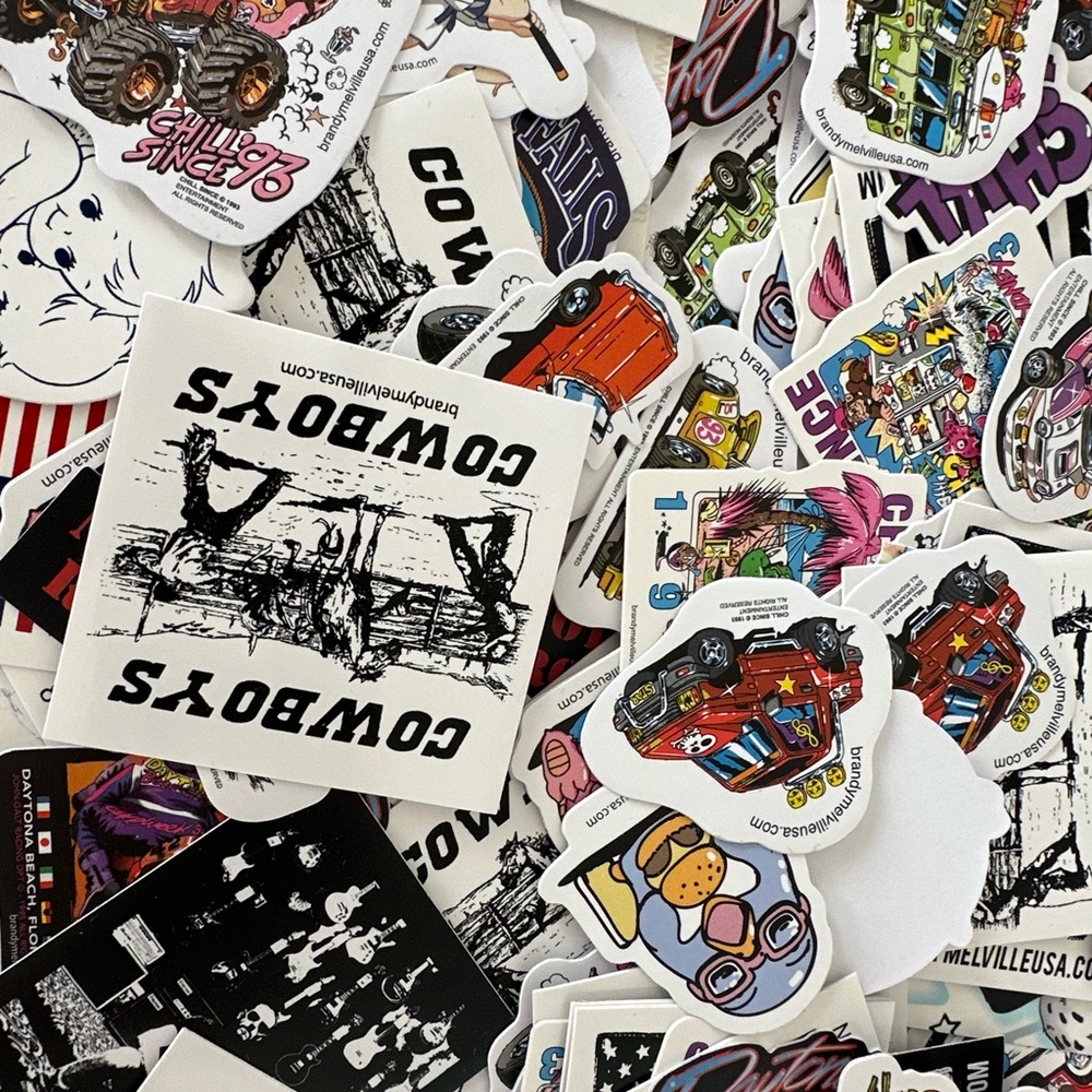 Assortment of 20 Brandy Melville Stickers
